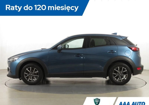 Mazda CX-3 cena 75000 przebieg: 75296, rok produkcji 2018 z Ślesin małe 211